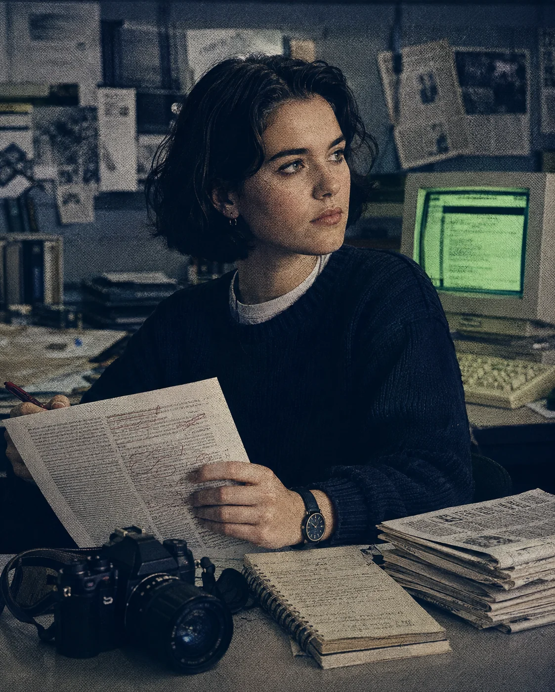 Generated editorial portrait of Emily Carter